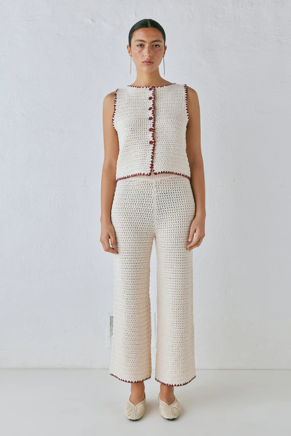 Stella Knit Vest Cream - Image 5