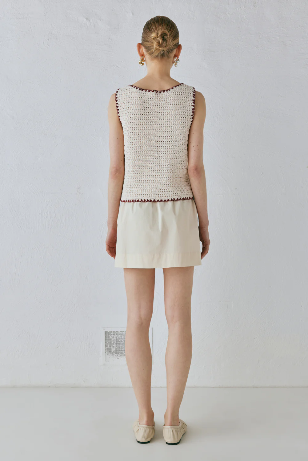 Stella Knit Vest Cream - Image 7