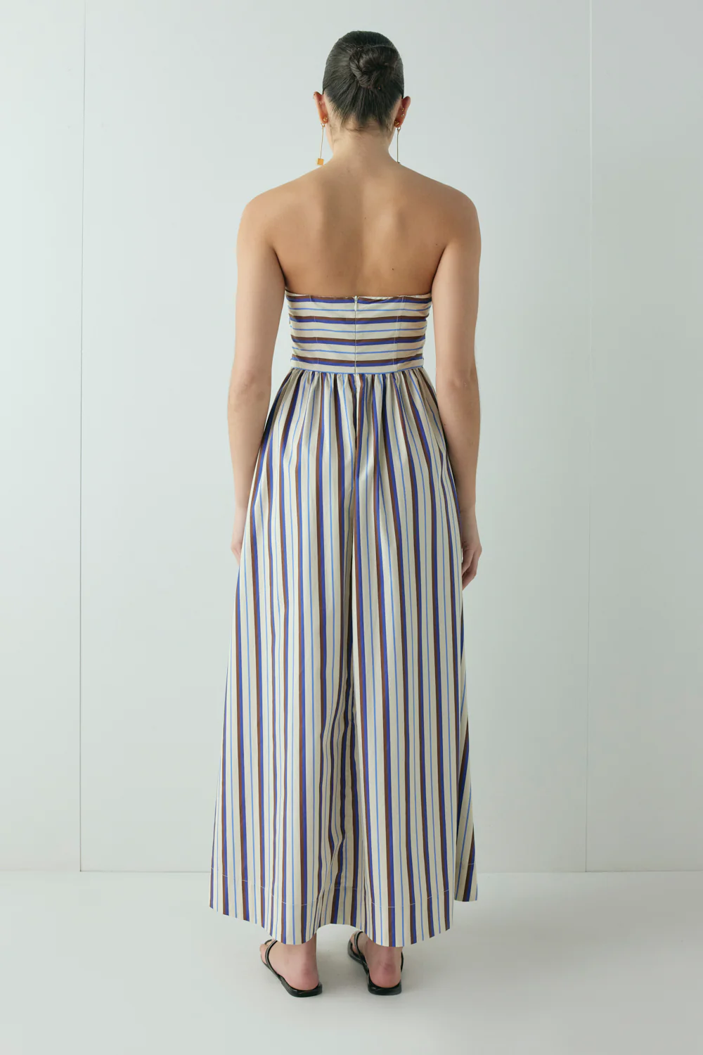 Sylvie Midi Dress Stripe - Image 3