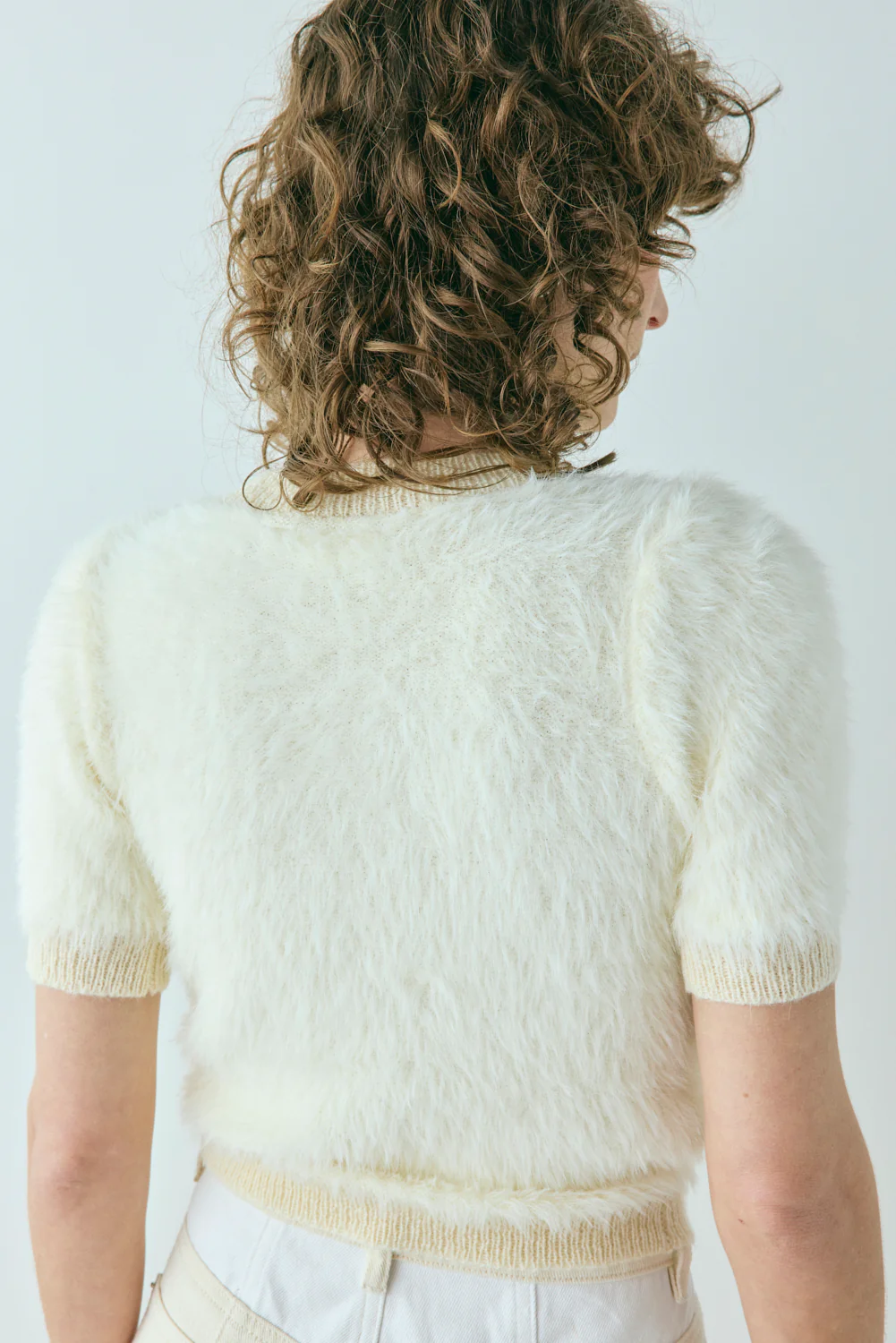 Tess Knit Top Cream - Image 6