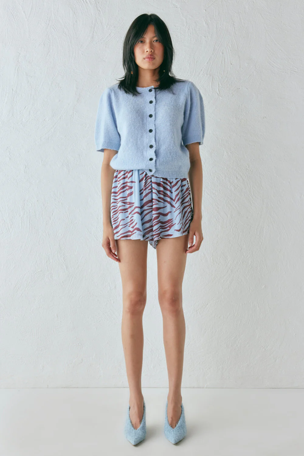 Tess Knit Top Sky - Image 3