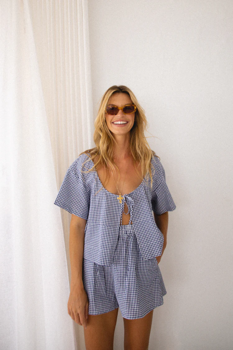 The Sea & I Smock Top Navy - Image 4