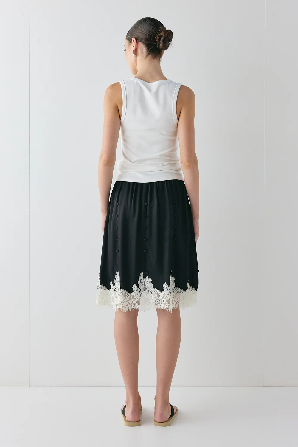 Thea Lace Skirt Black - Image 7