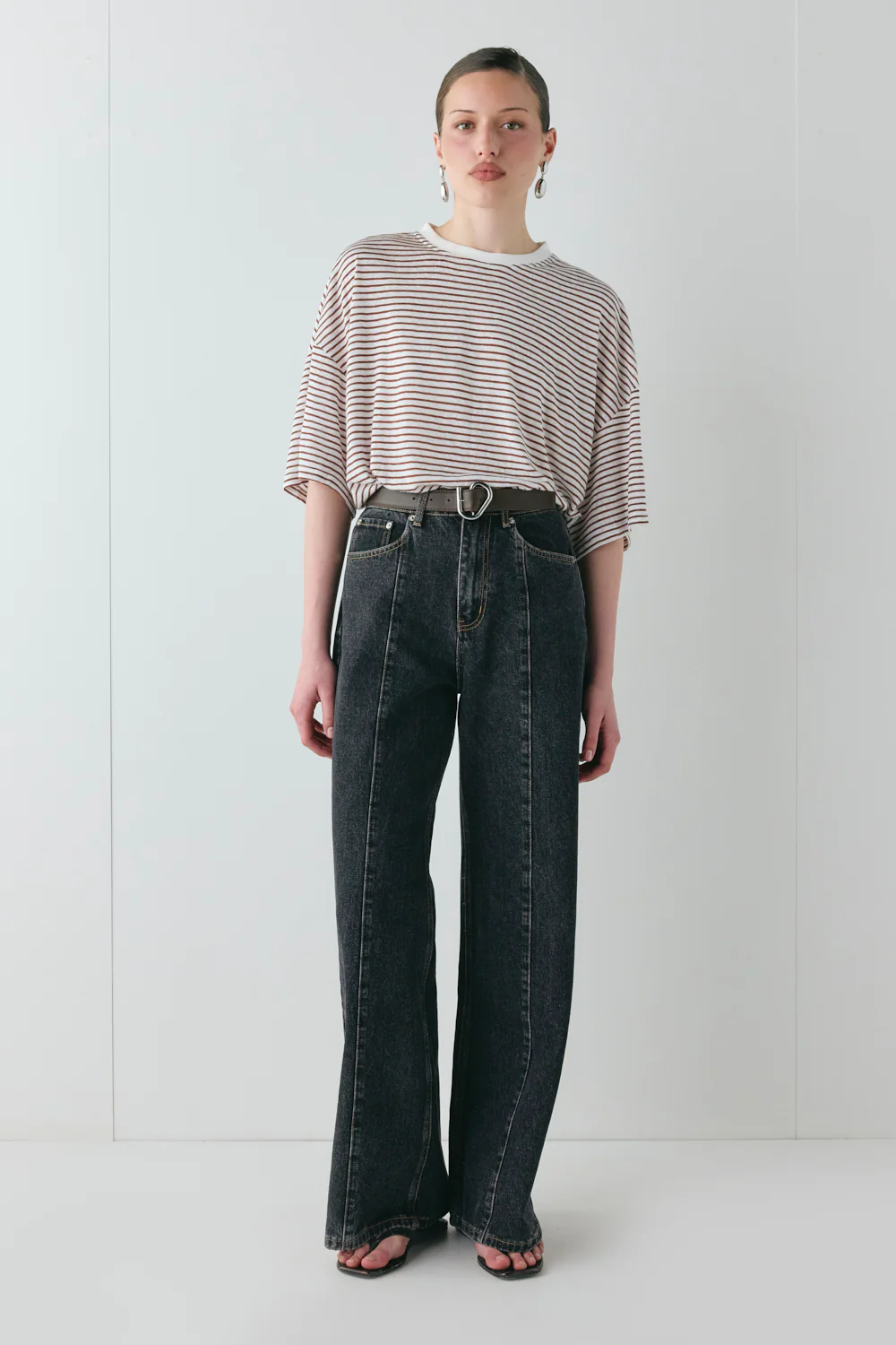 Tilly High Rise Denim Jeans Washed Black - Image 5