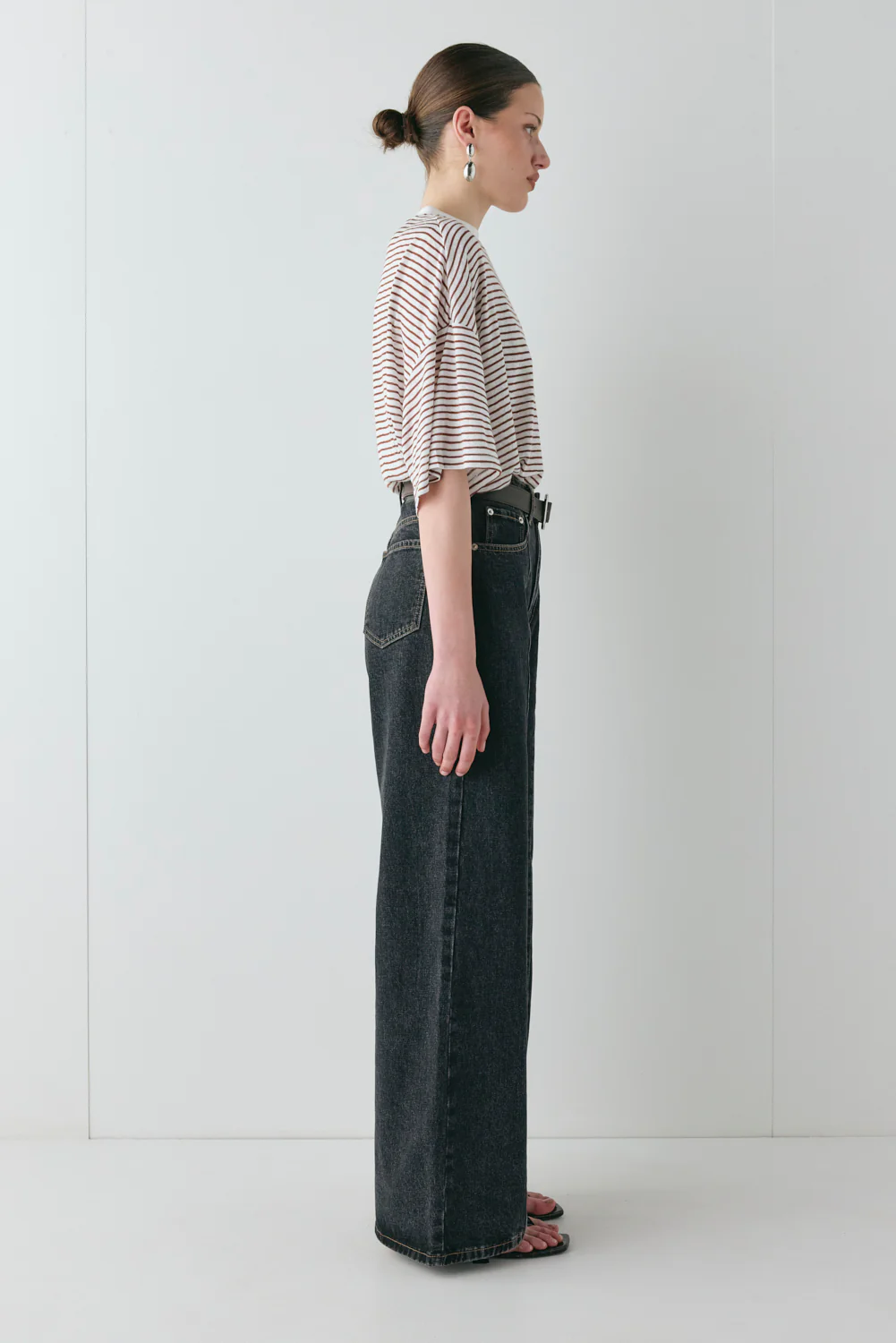 Tilly High Rise Denim Jeans Washed Black - Image 6