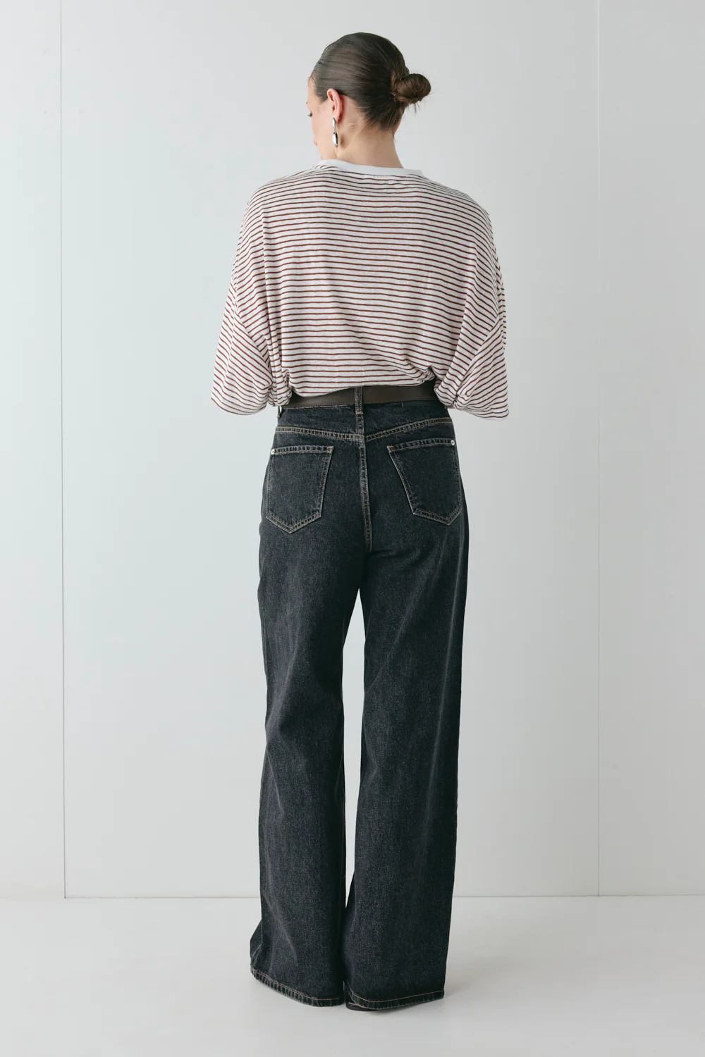 Tilly High Rise Denim Jeans Washed Black - Image 7