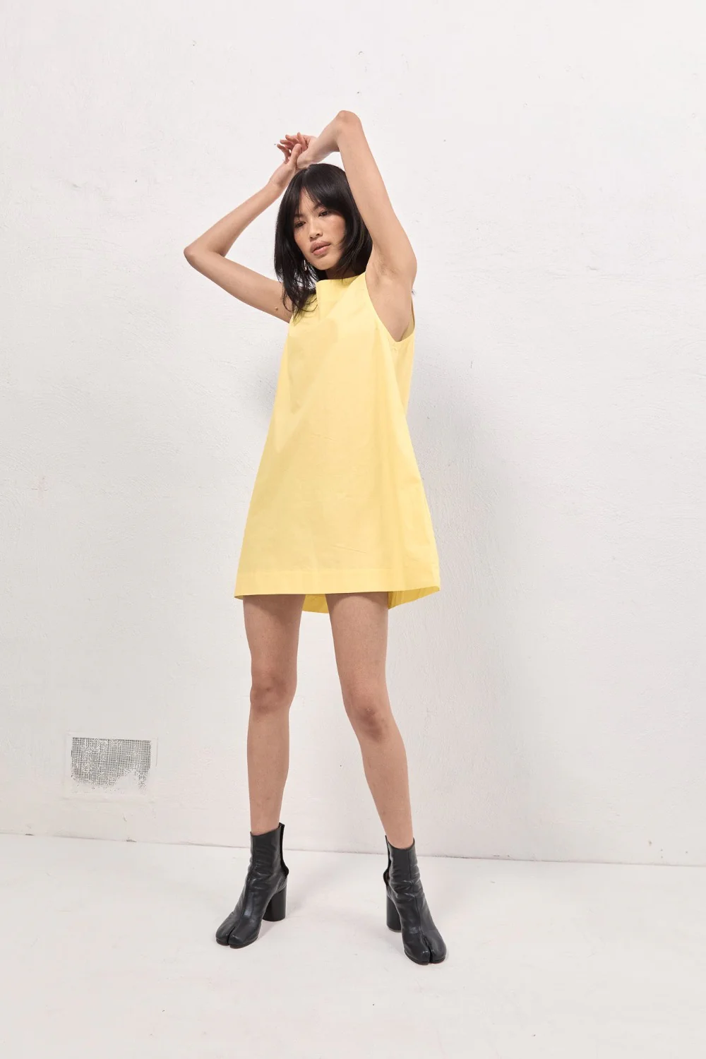 Tulli Mini Dress Lemon - Image 3