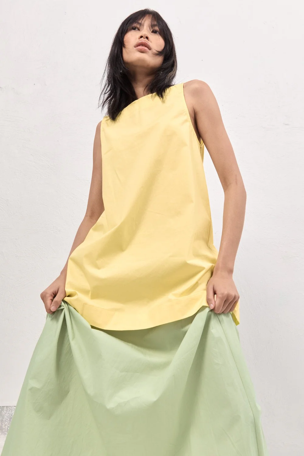 Tulli Mini Dress Lemon - Image 4