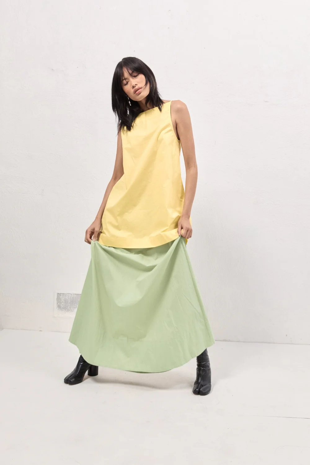 Tulli Mini Dress Lemon - Image 6