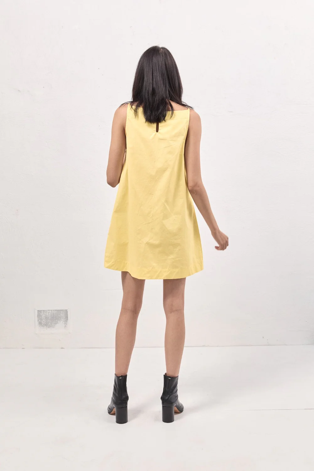 Tulli Mini Dress Lemon - Image 8