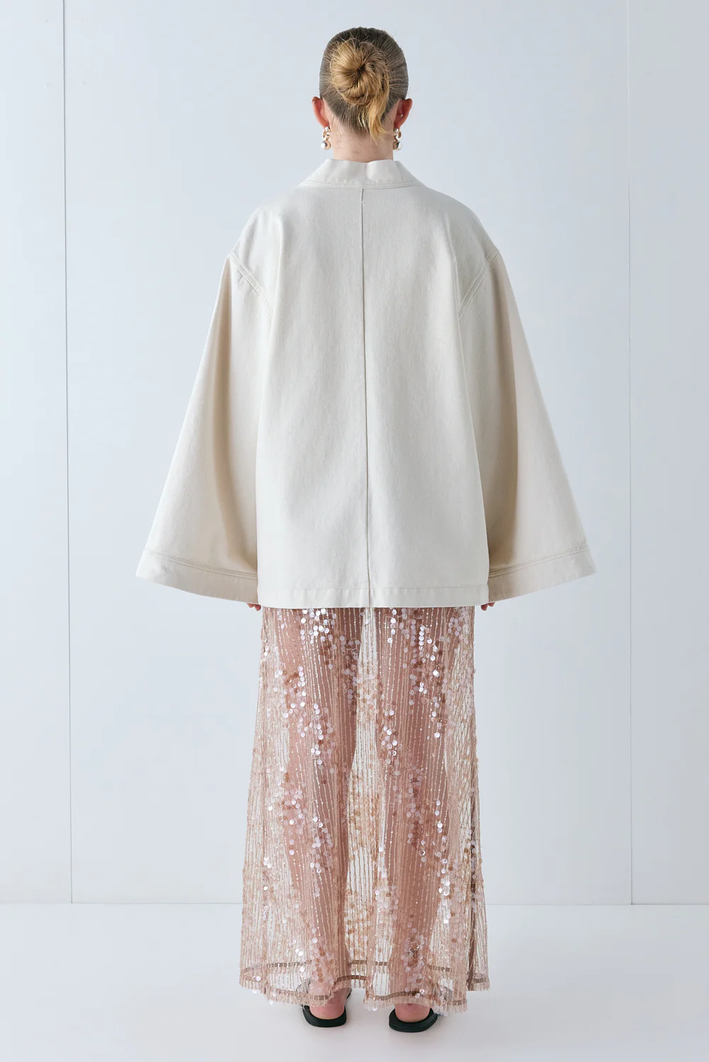 Una Denim Jacket Cream - Image 10
