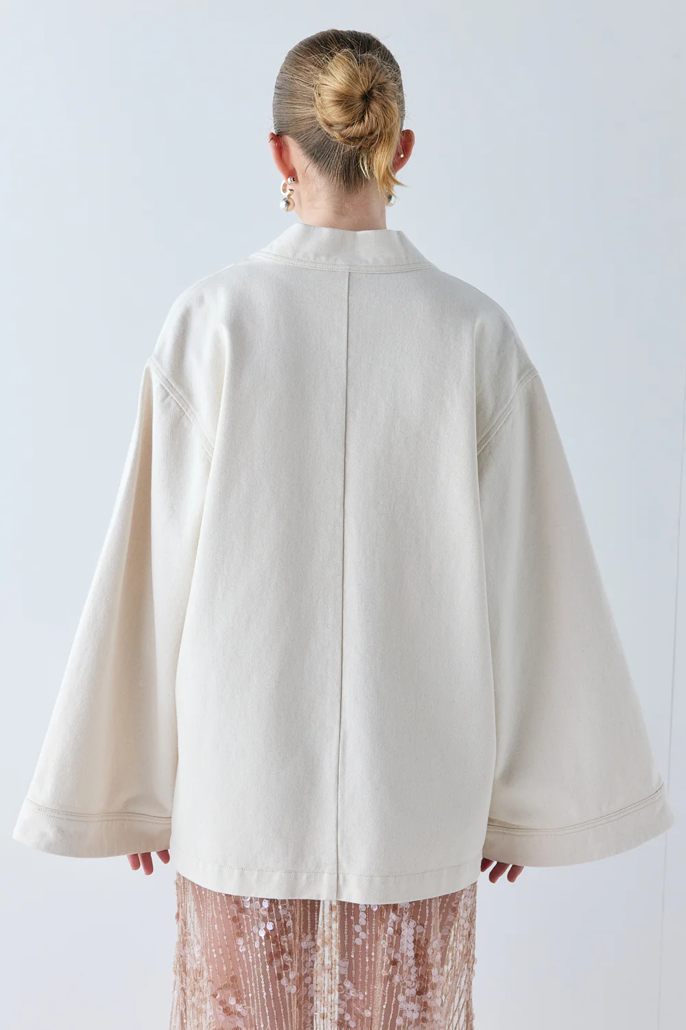 Una Denim Jacket Cream - Image 8