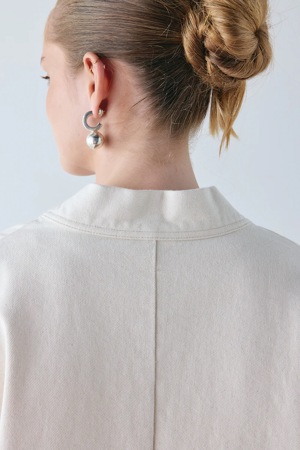 Una Denim Jacket Cream - Image 9