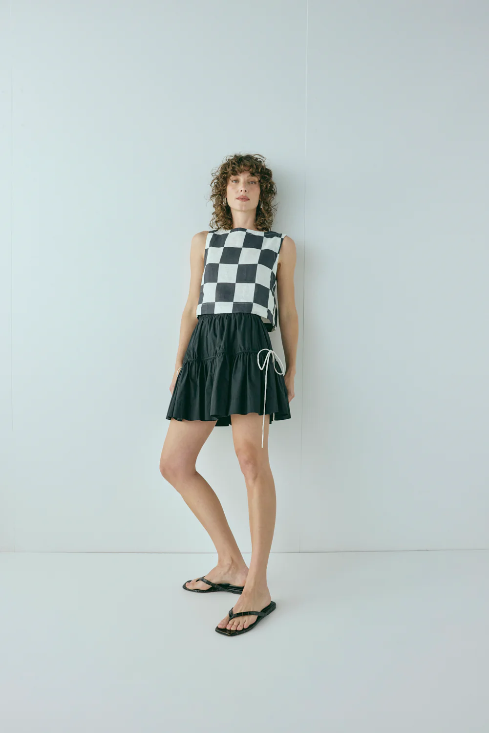 Vada Mini Skirt Black - Image 4