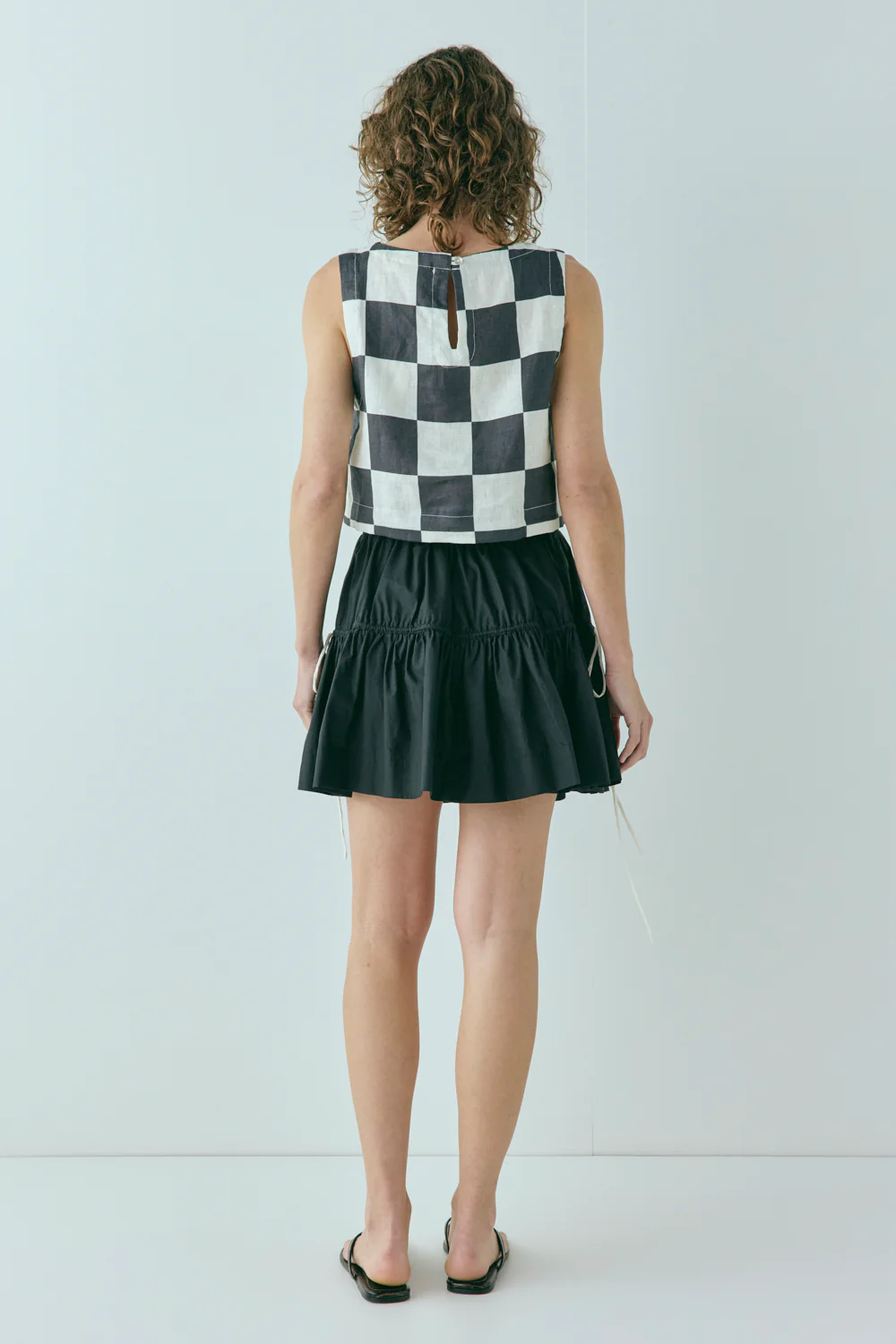 Vada Mini Skirt Black - Image 8