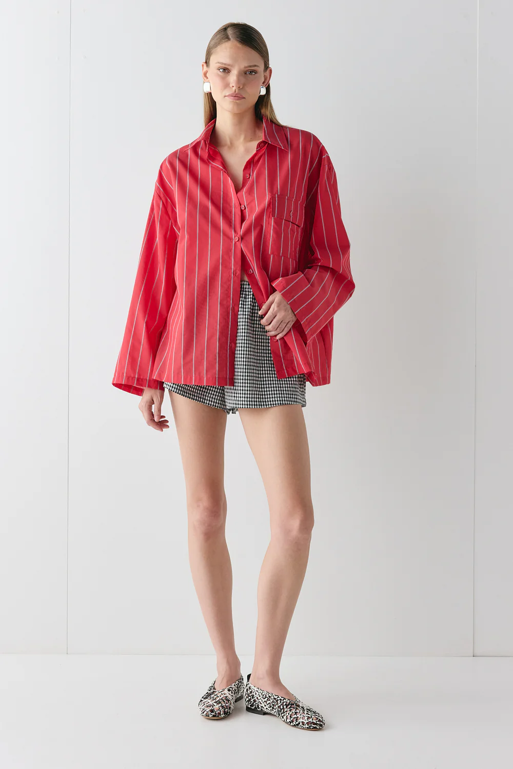 Vale Shirt Red Stripe - Image 3