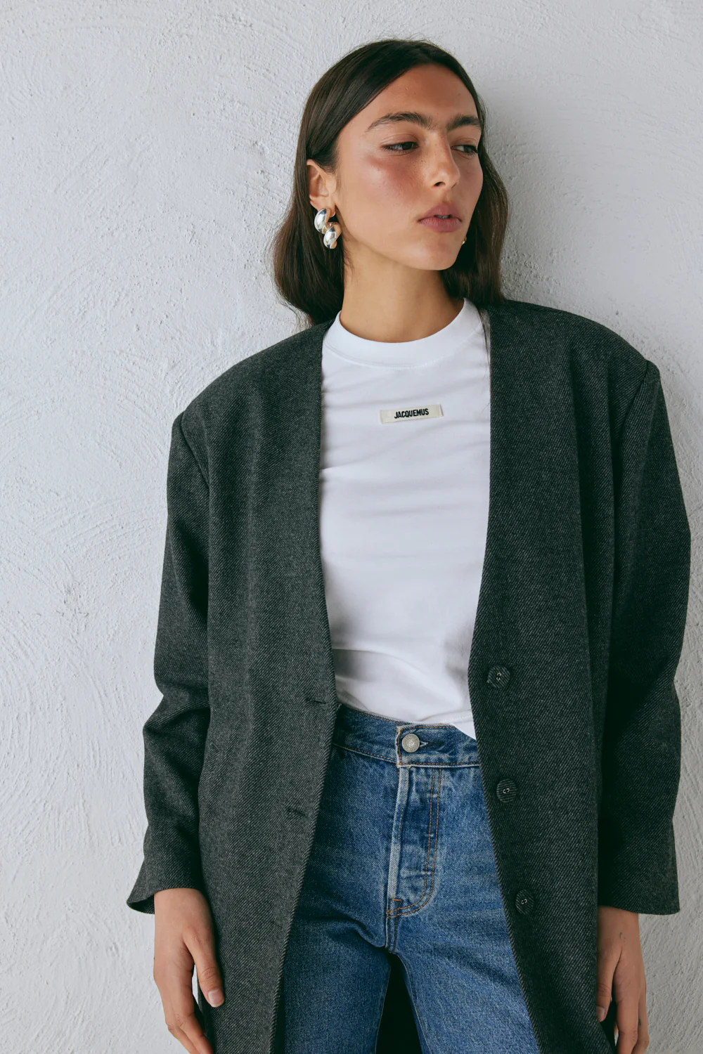 Vale Trench Coat Charcoal - Image 5
