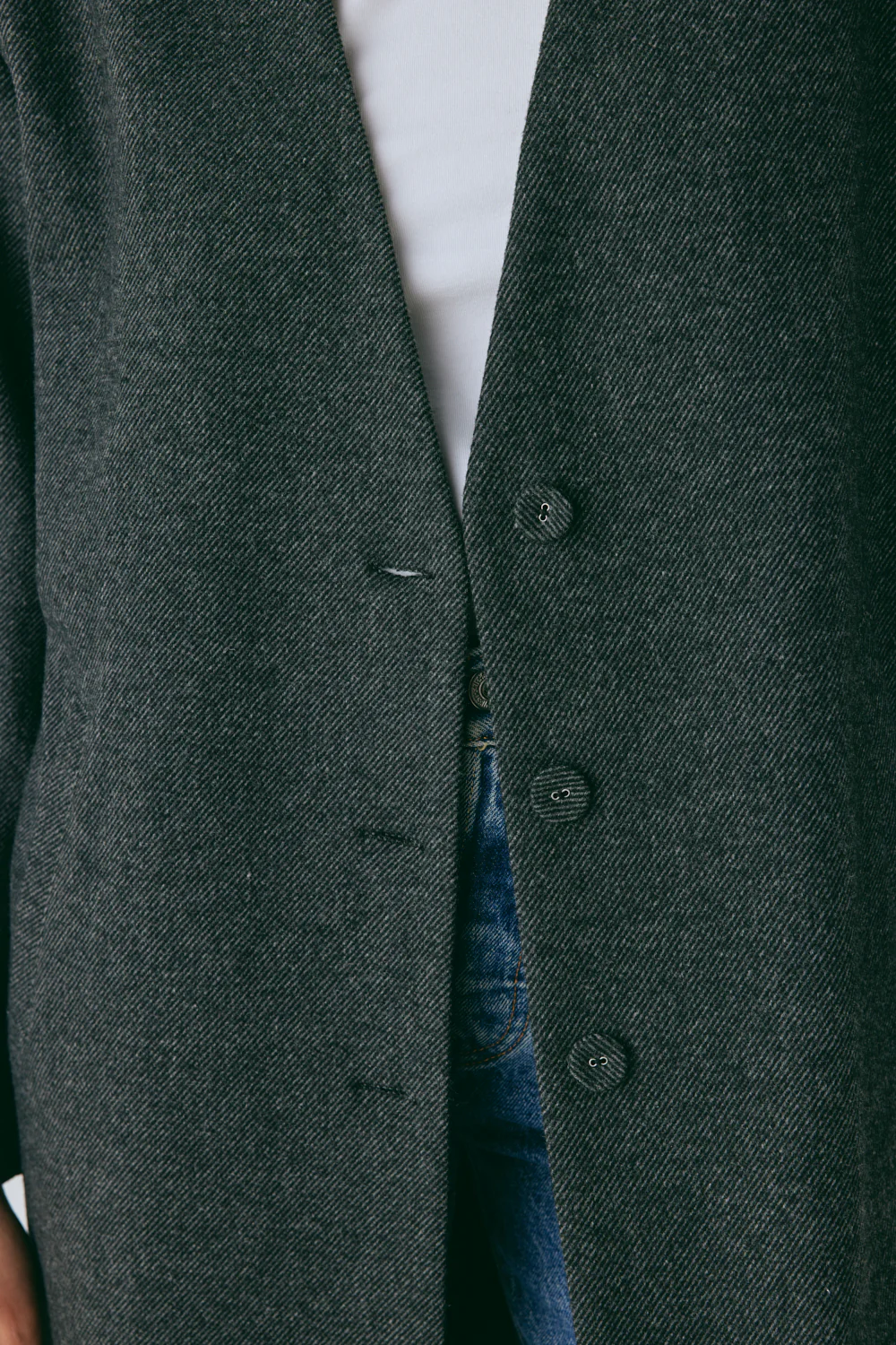 Vale Trench Coat Charcoal - Image 6