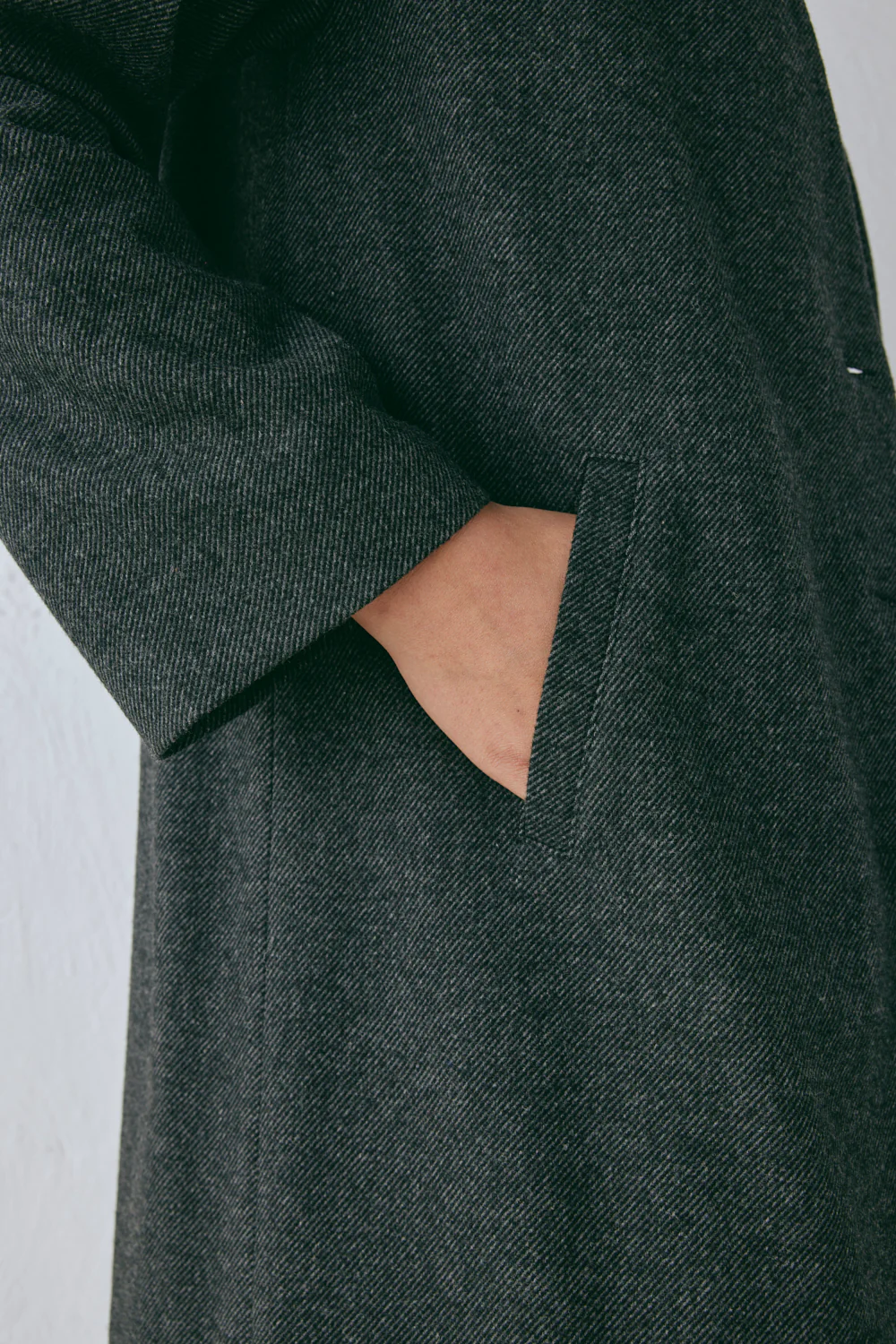 Vale Trench Coat Charcoal - Image 8