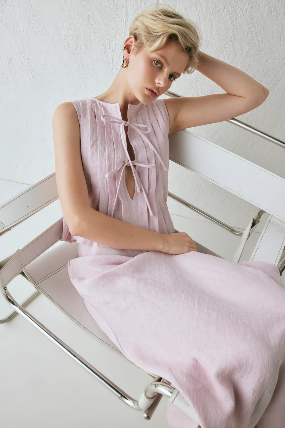 Valeria Linen Top Musk - Image 9