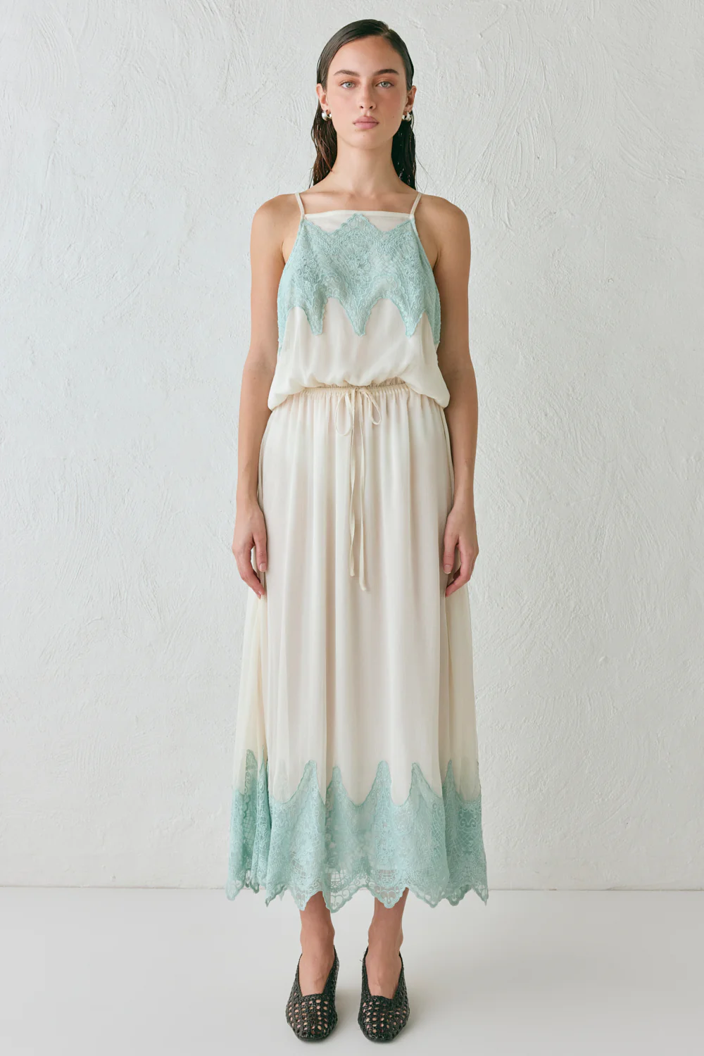 Valery Midi Dress Cream - Image 4