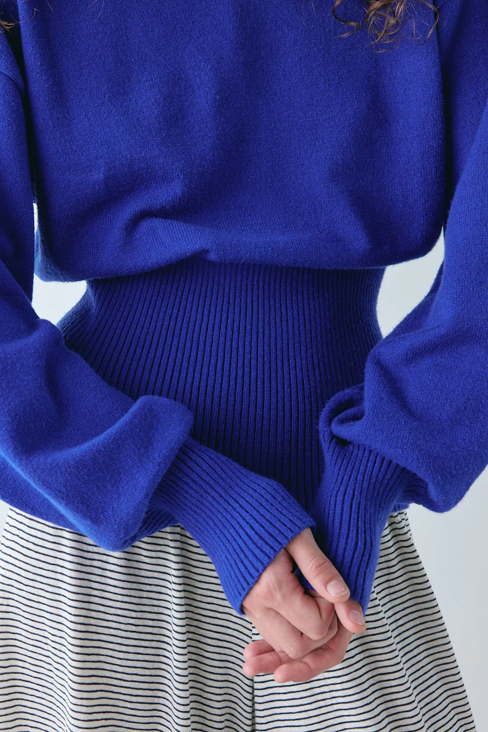 Vali Knit Jumper Cobalt - Image 3