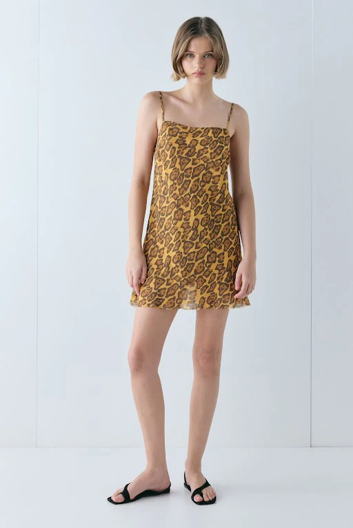 Vera Mini Dress Leopard - Image 4
