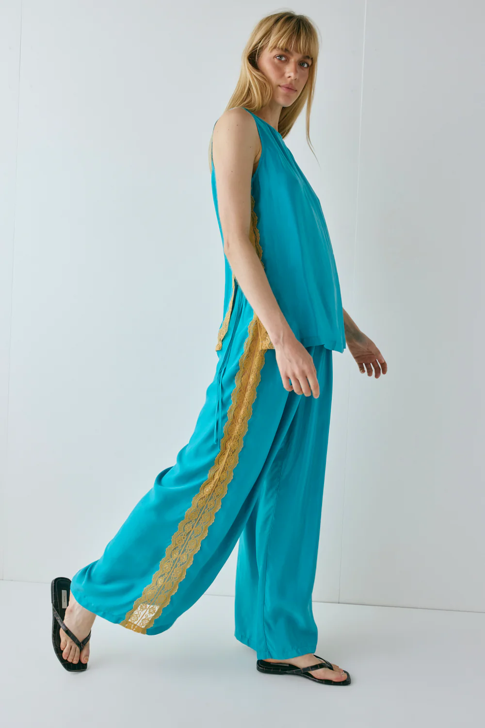 Verena Pants Teal - Image 4