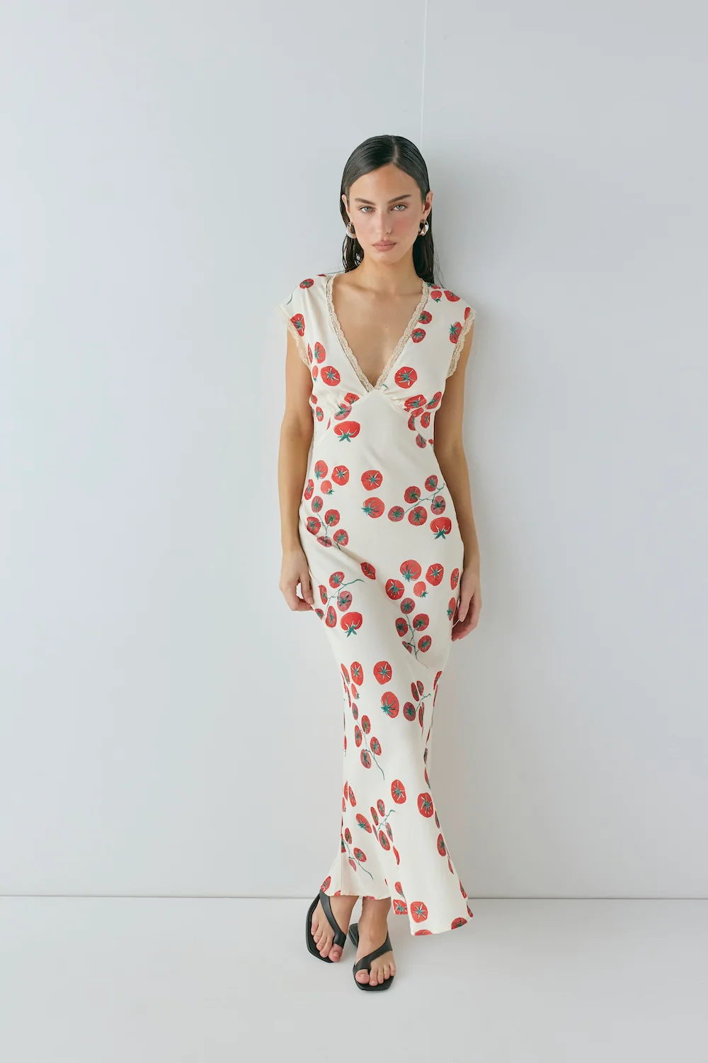 Vintage Lover Bias Cut Maxi Dress Roma - Image 3