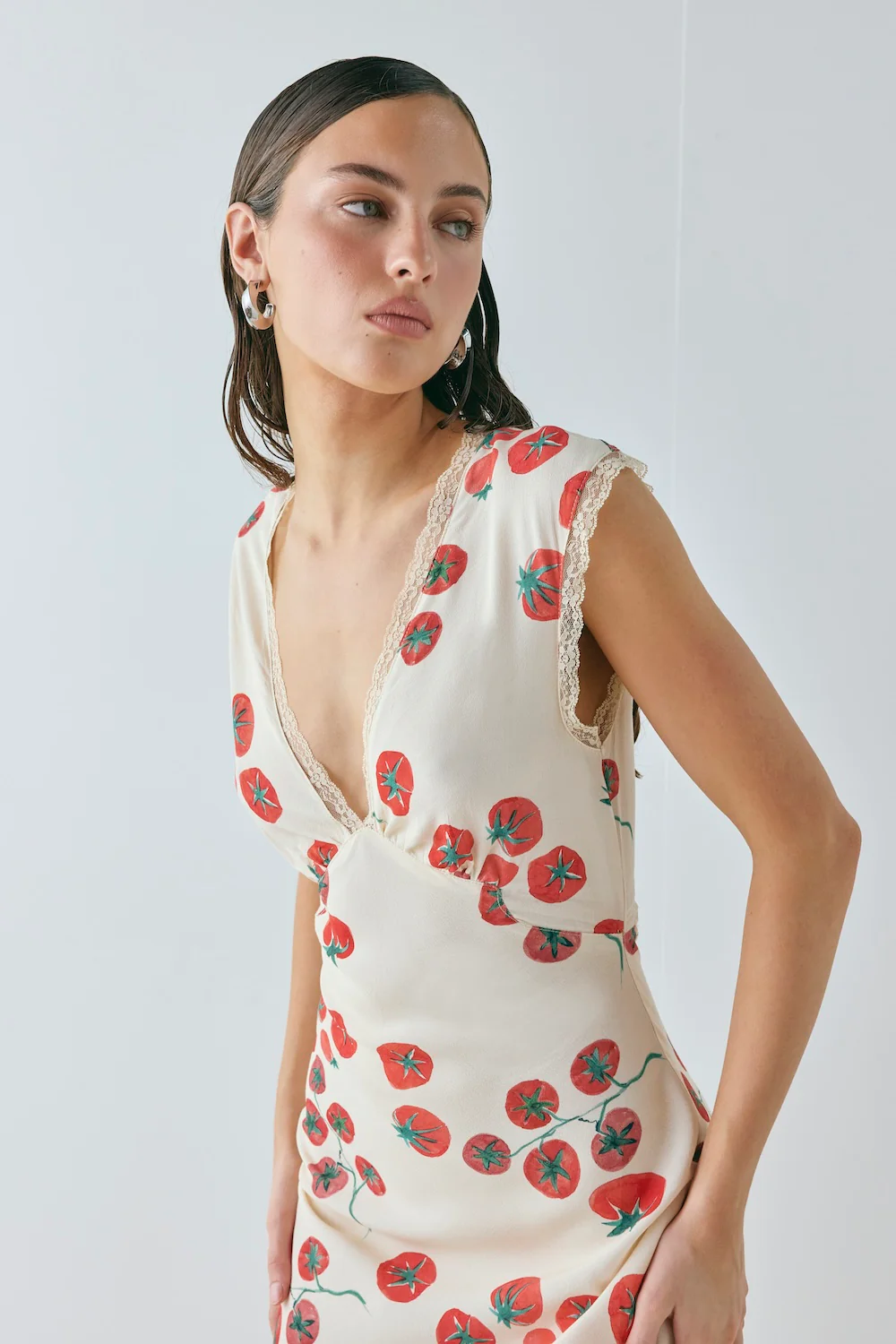 Vintage Lover Bias Cut Maxi Dress Roma - Image 4