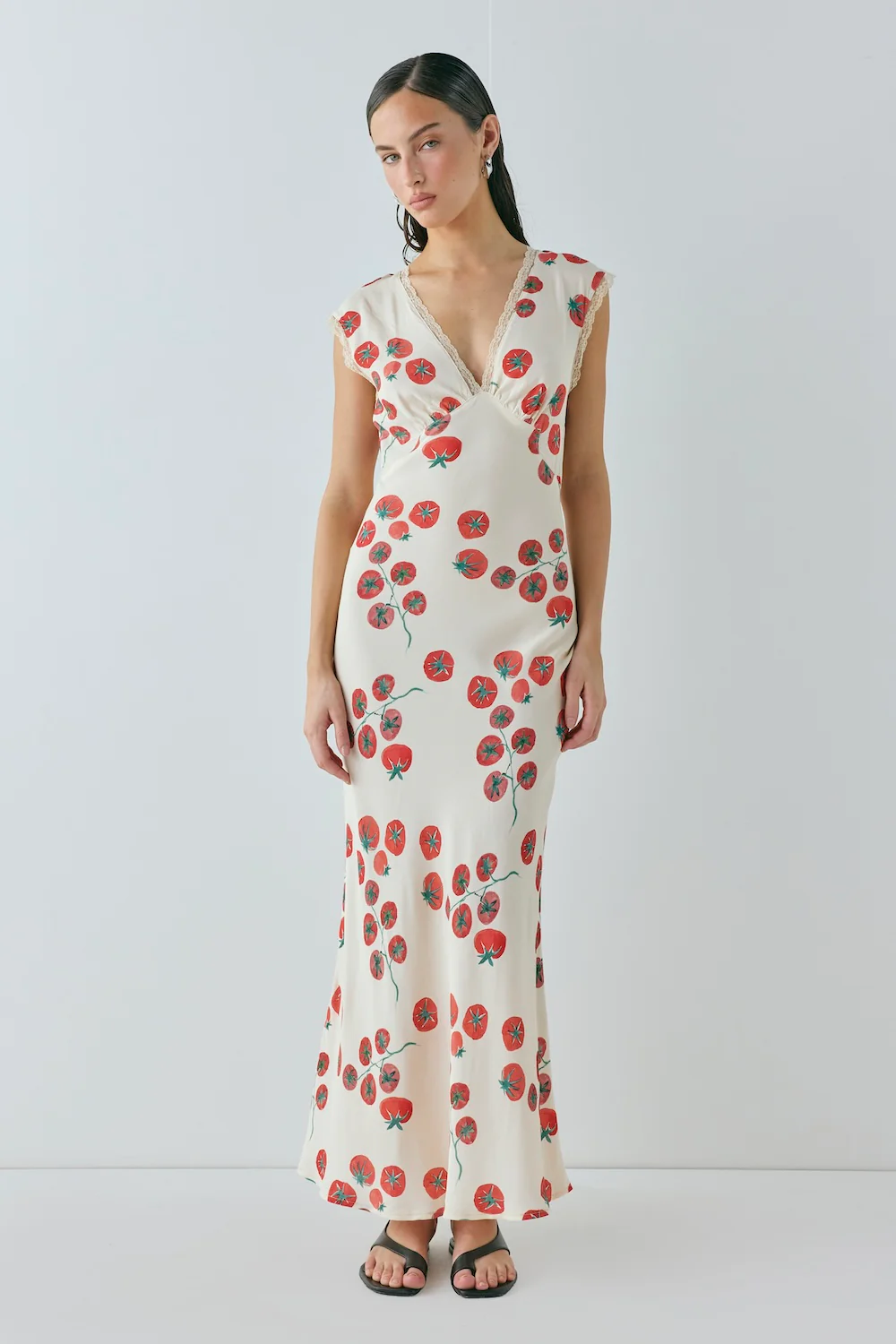 Vintage Lover Bias Cut Maxi Dress Roma - Image 6