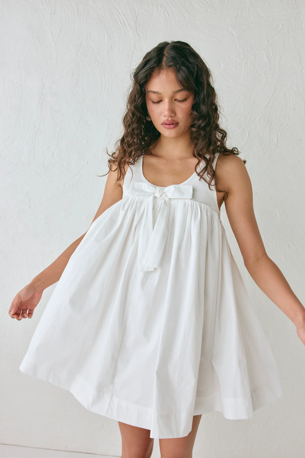 Violeta Mini Dress White - Image 2