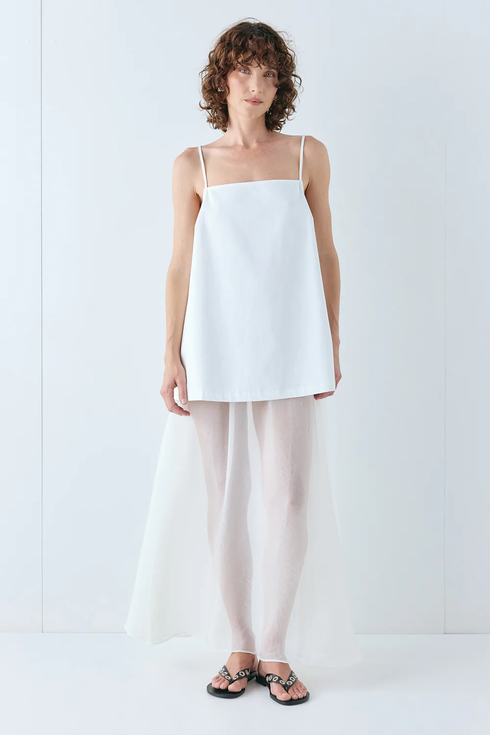 Vivian Tunic Top White - Image 4