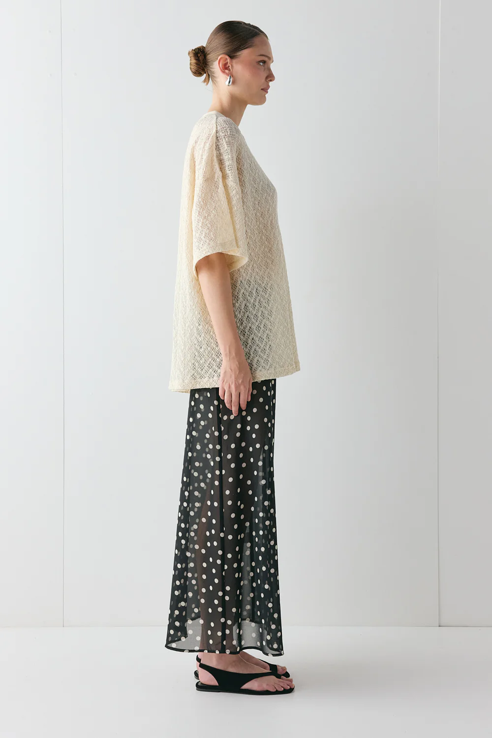 Willow Lace Tee Cream - Image 6