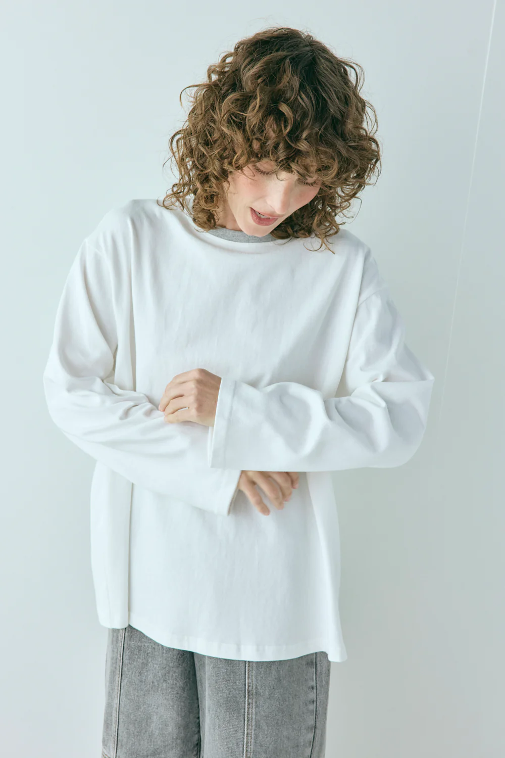 Willow Long Sleeve Tee White - Image 2