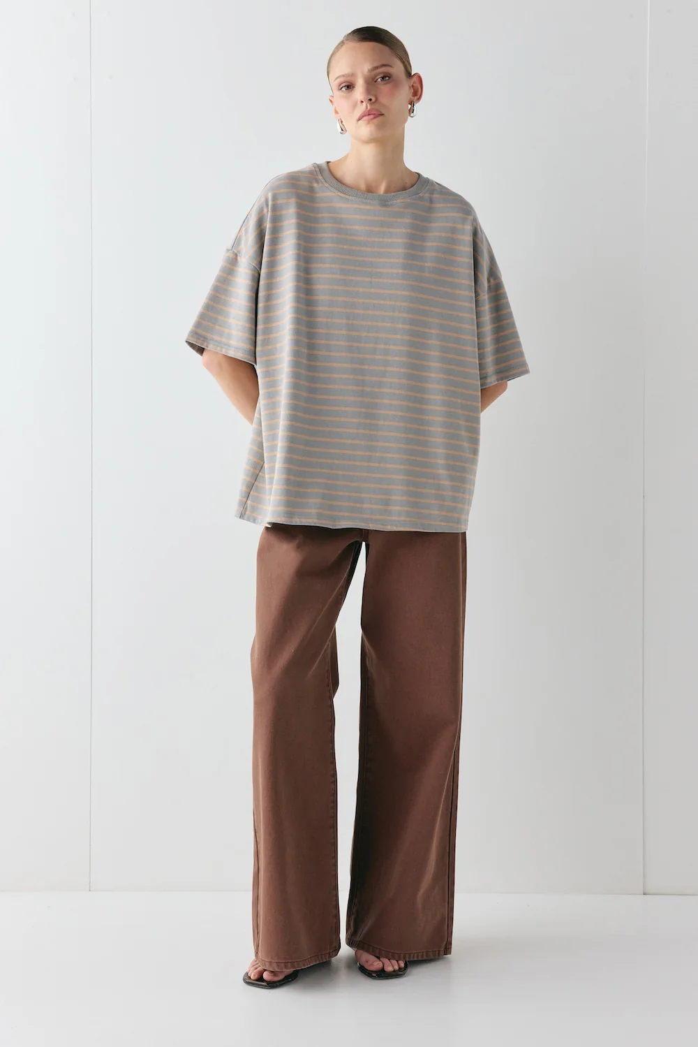 Willow Tee Apricot Stripe - Image 3