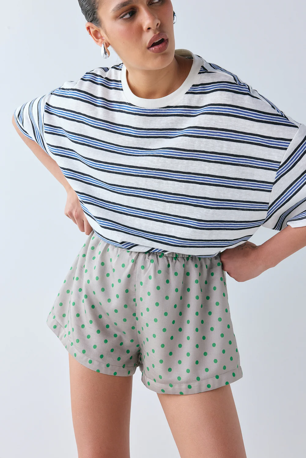 Willow Tee Blue Stripe - Image 3