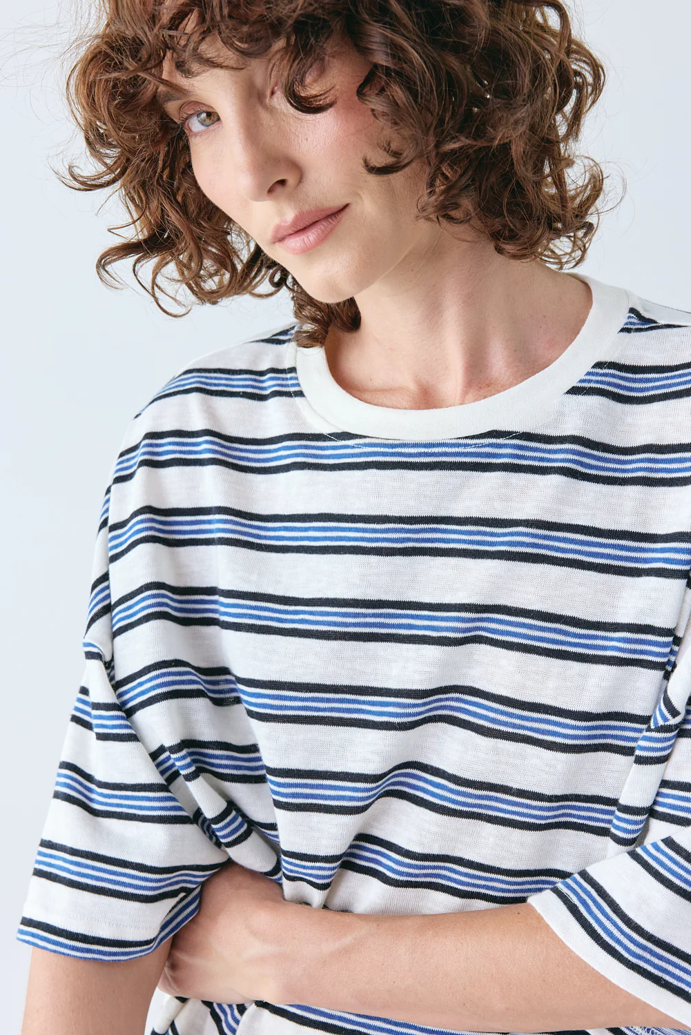 Willow Tee Blue Stripe - Image 5