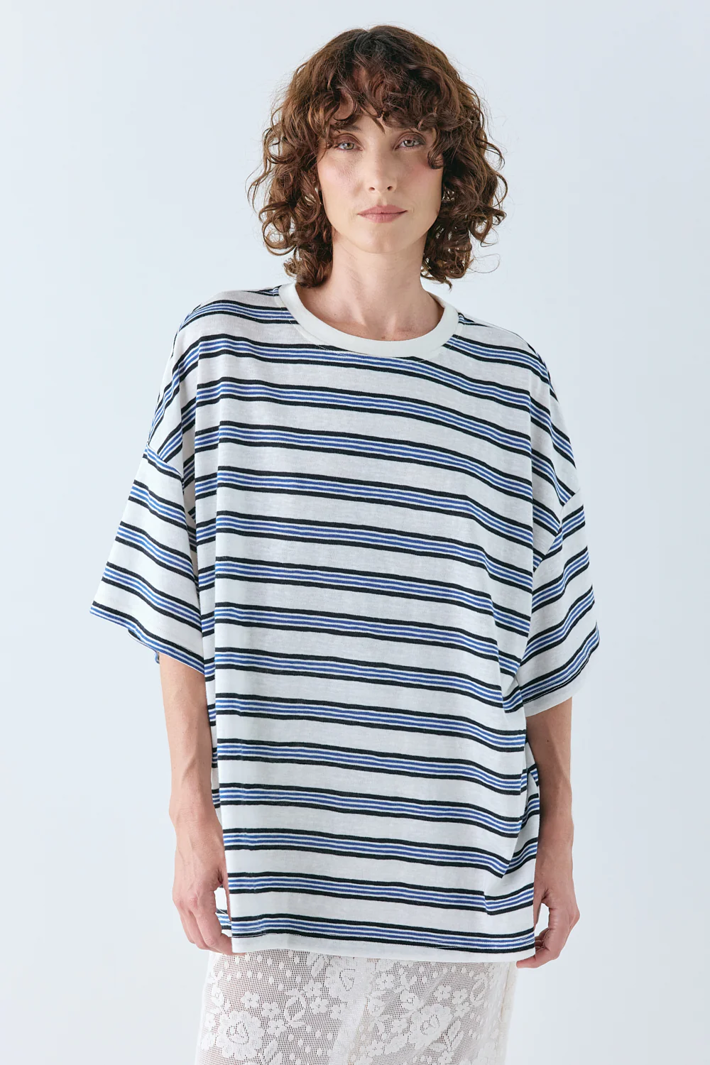 Willow Tee Blue Stripe - Image 6