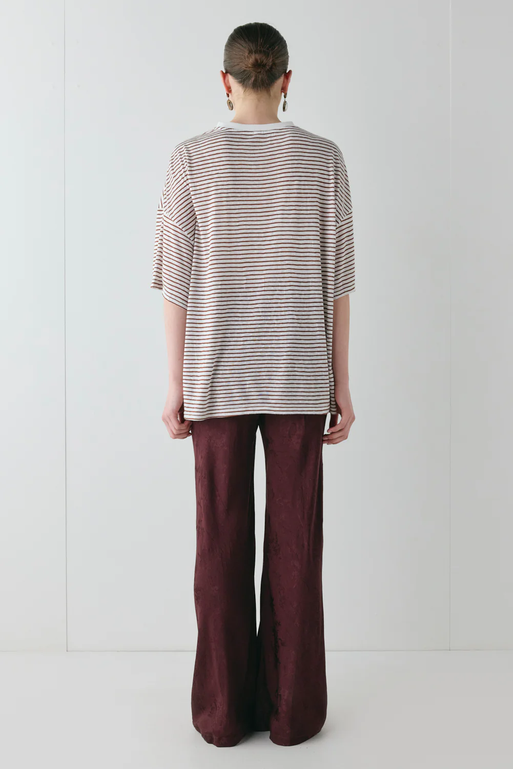 Willow Tee Brown Stripe - Image 5