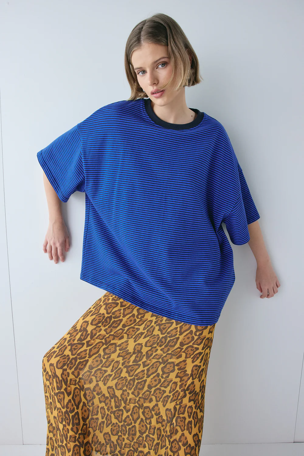 Willow Tee Cobalt Stripe - Image 5