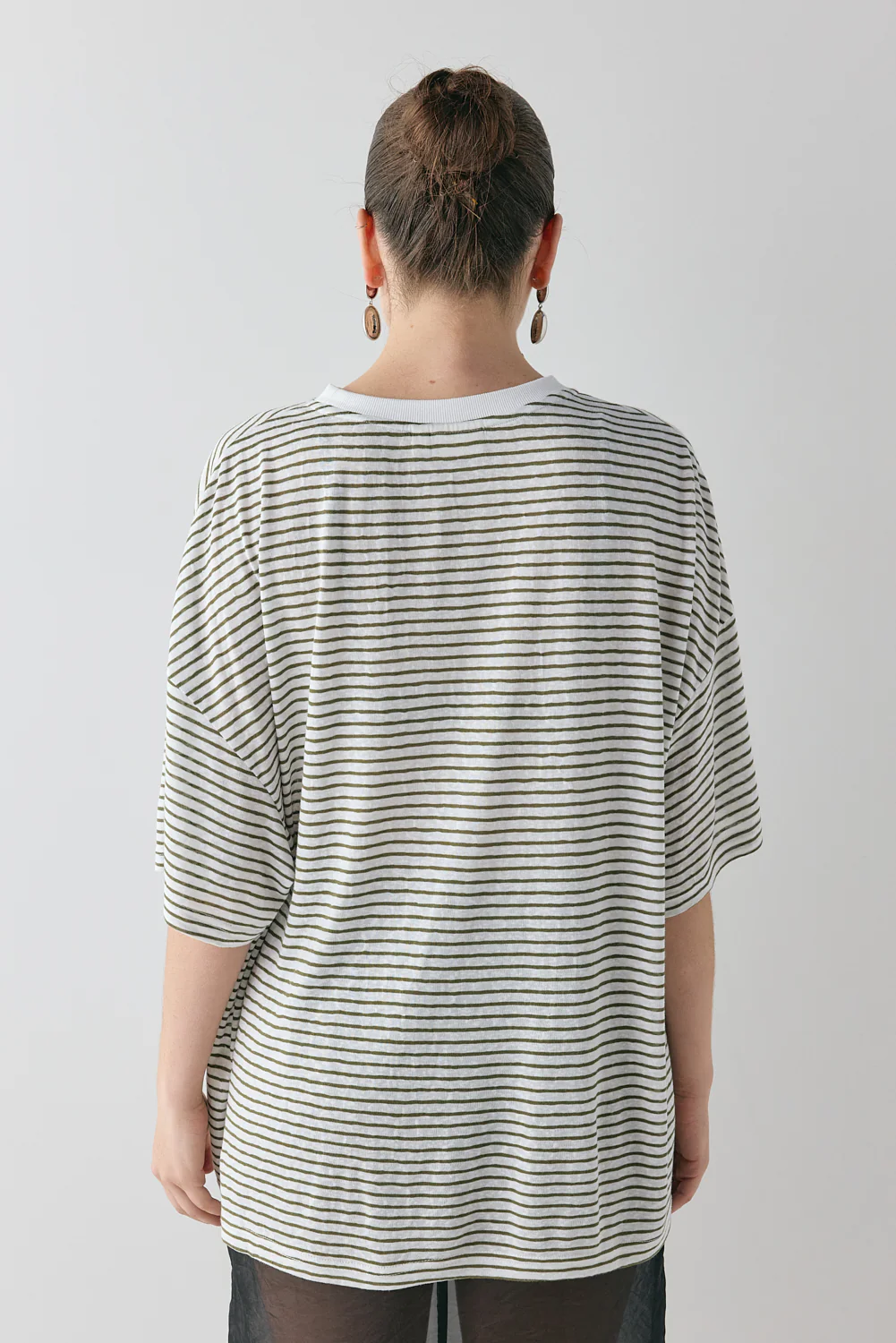 Willow Tee Khaki Stripe - Image 5