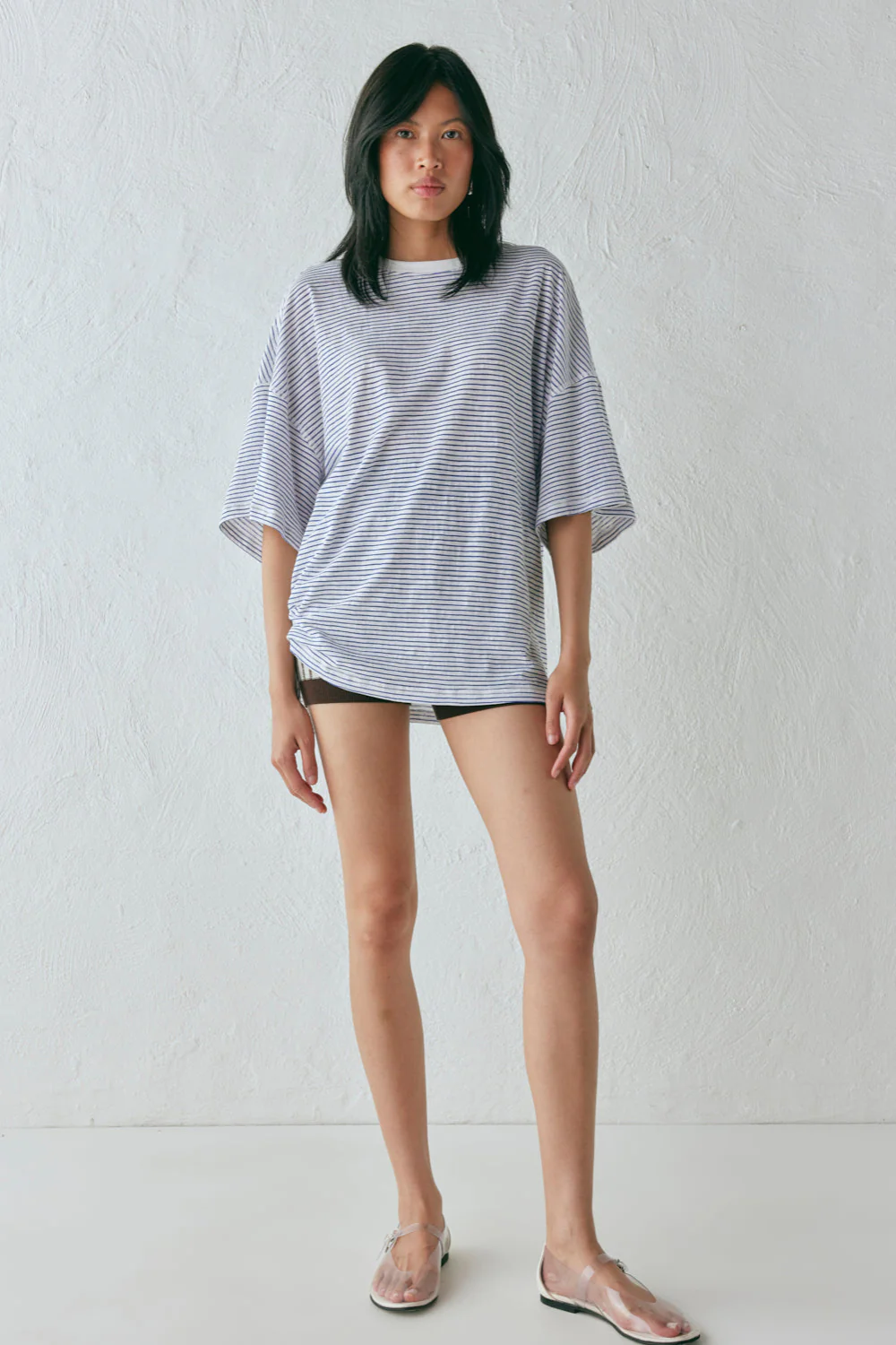 Willow Tee Navy Stripe - Image 2