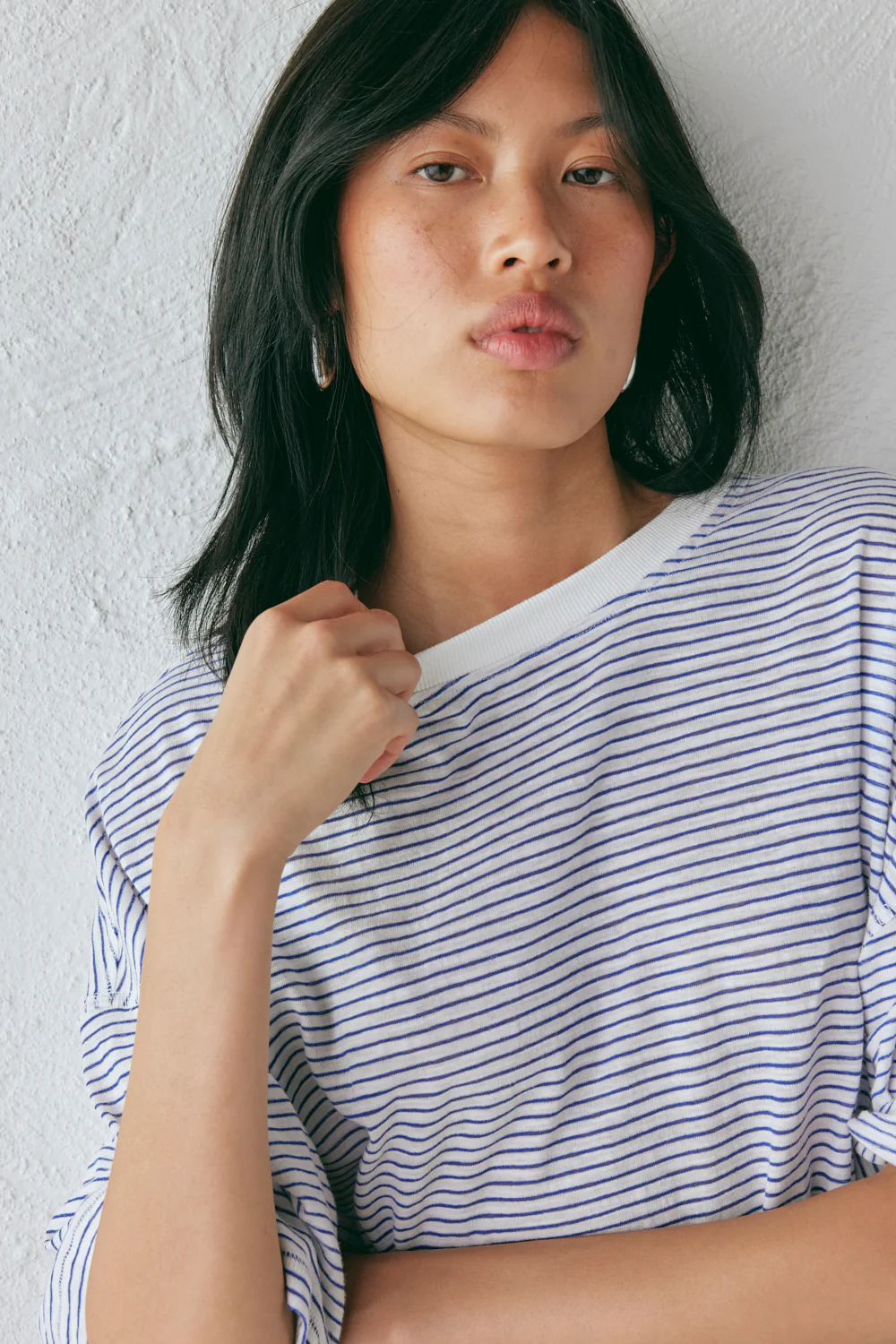 Willow Tee Navy Stripe - Image 5