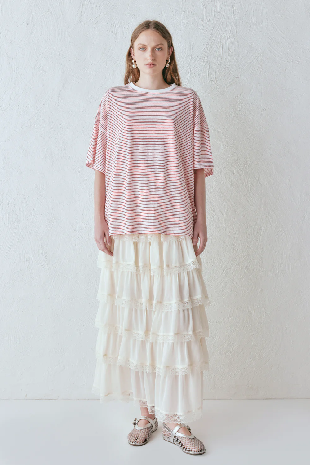 Willow Tee Red Stripe - Image 4