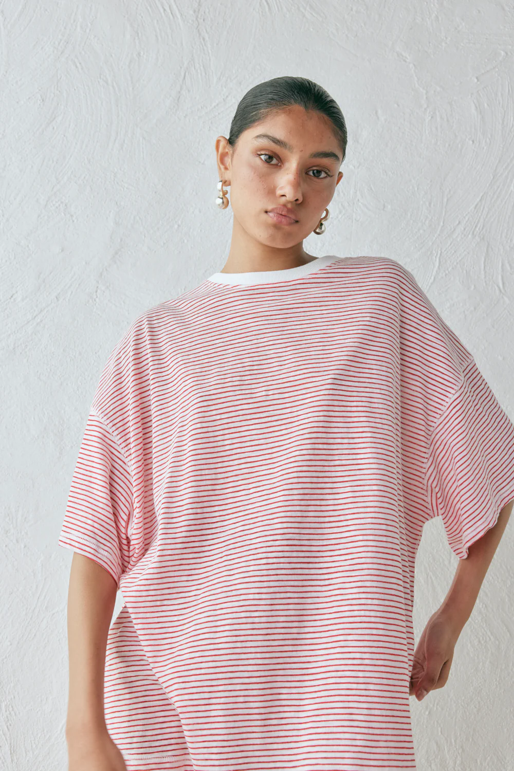 Willow Tee Red Stripe - Image 6