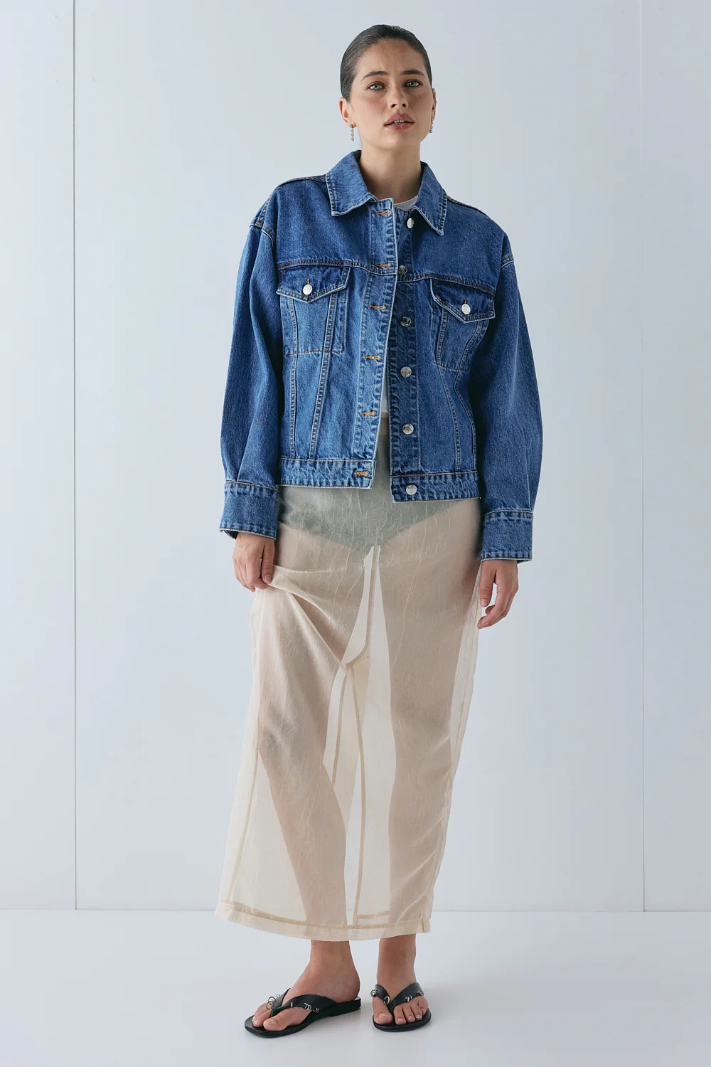 Yuki Denim Jacket Blue - Image 2