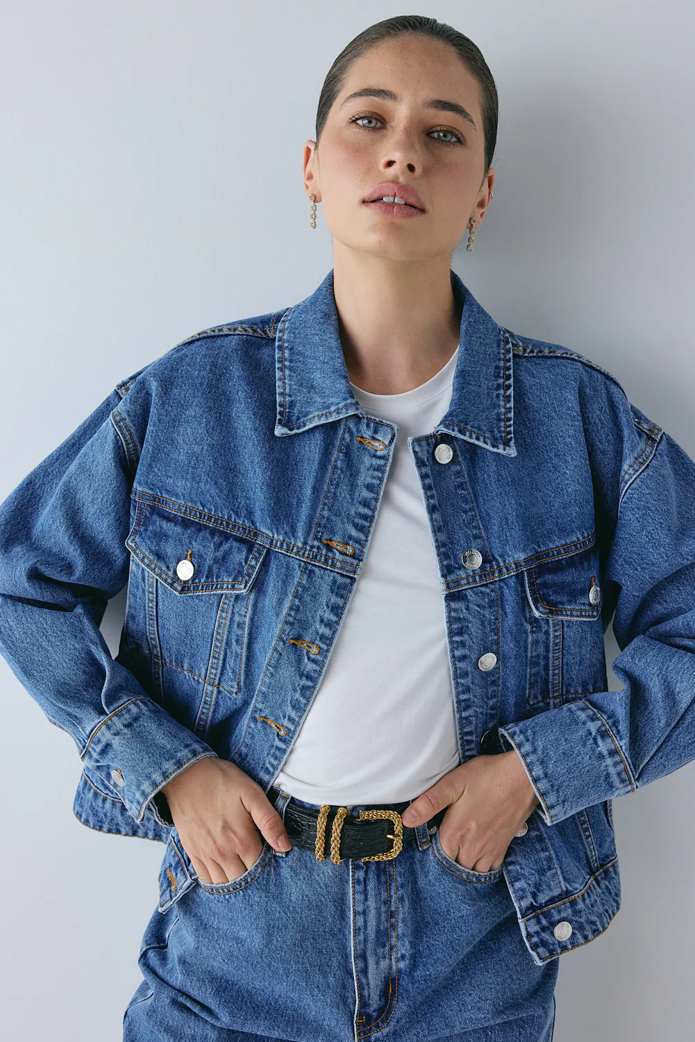 Yuki Denim Jacket Blue - Image 4