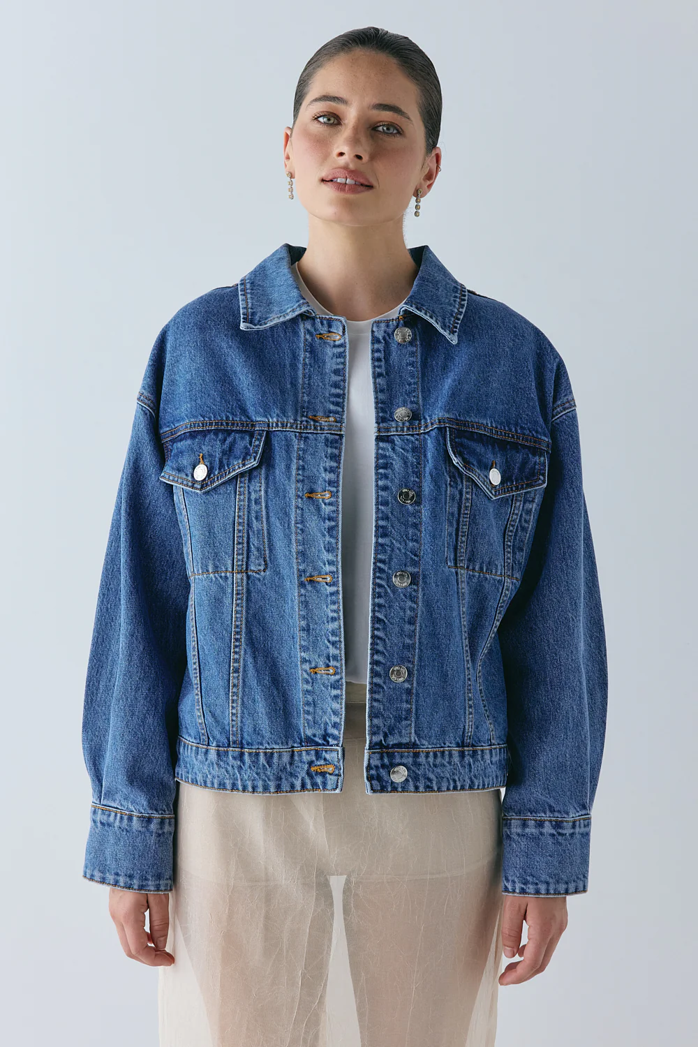 Yuki Denim Jacket Blue - Image 7