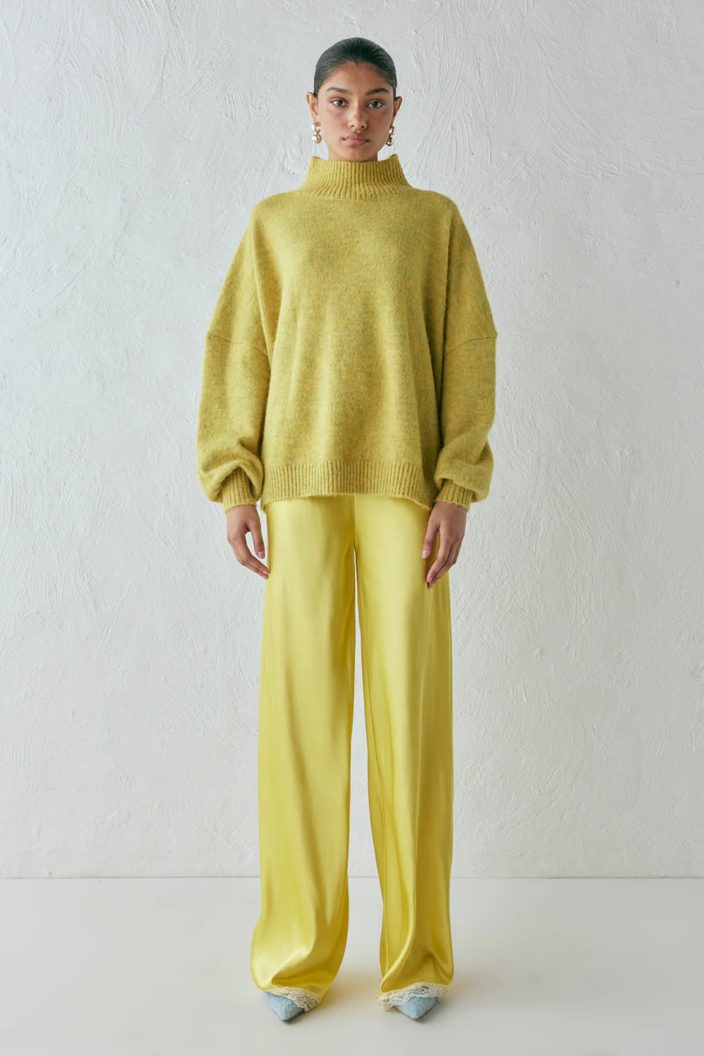 Yumi Knit Jumper Citrus Marle - Image 3